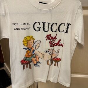 Authentic NWT Gucci limited edition “ Mad Cookies” tee.